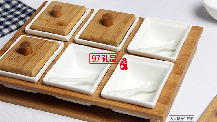 帶蓋干果盒客廳水果盤零食堅(jiān)果收納分格干果盒定制公司廣告禮品