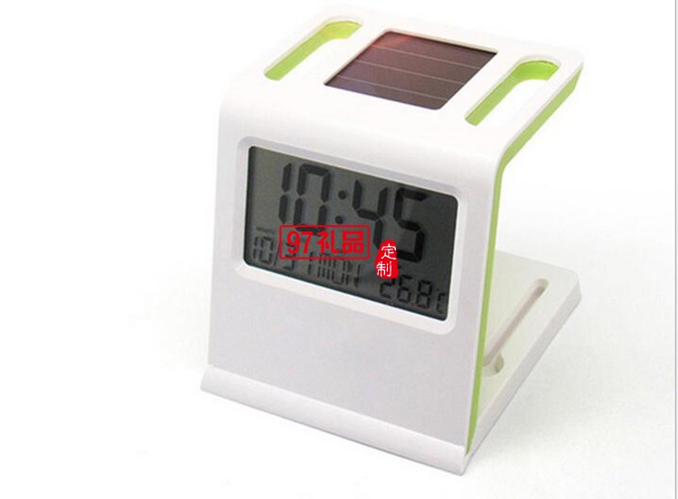 太陽能鬧鐘 創(chuàng)意可愛時(shí)鐘
