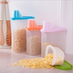 定制logo 加厚可計(jì)量塑料收納罐