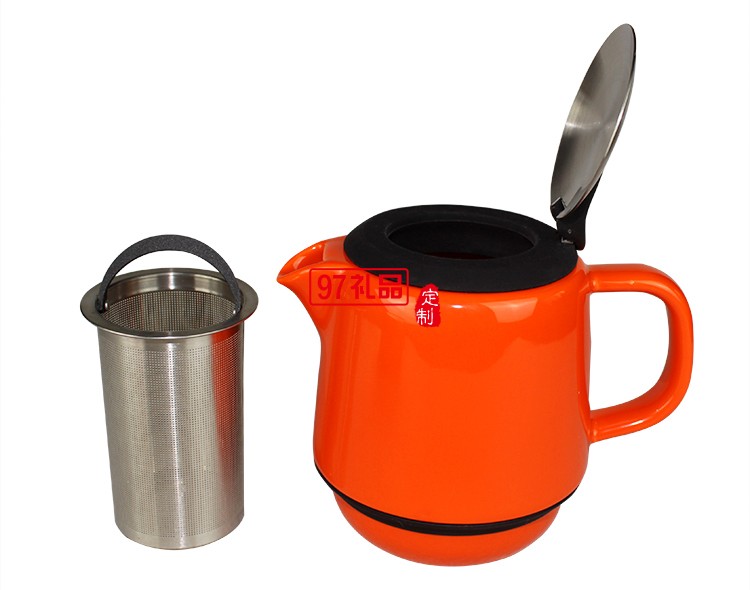 無(wú)鉛陶瓷茶壺三件套