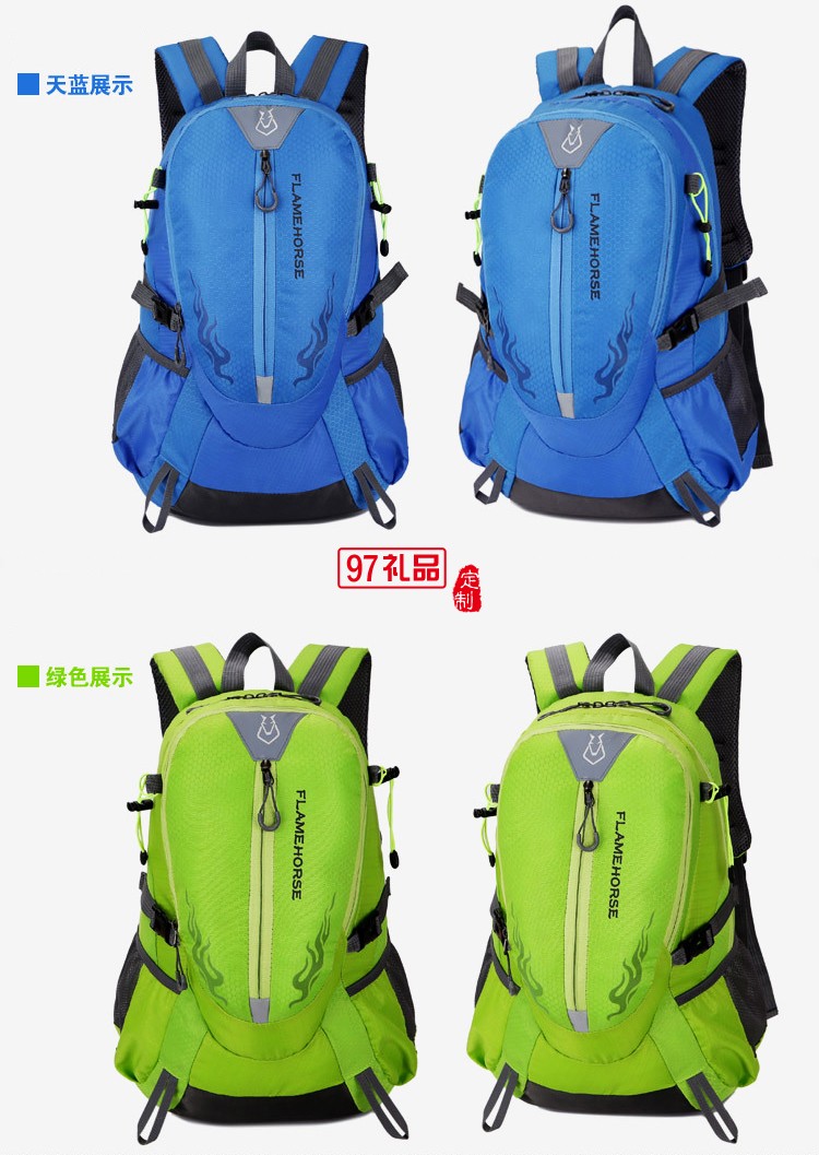 防水雙肩包 戶外運動登山包旅游背包