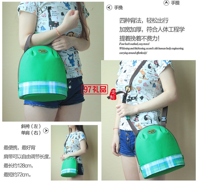  便攜手提斜跨保冷保溫冰包 便當(dāng)飯盒袋