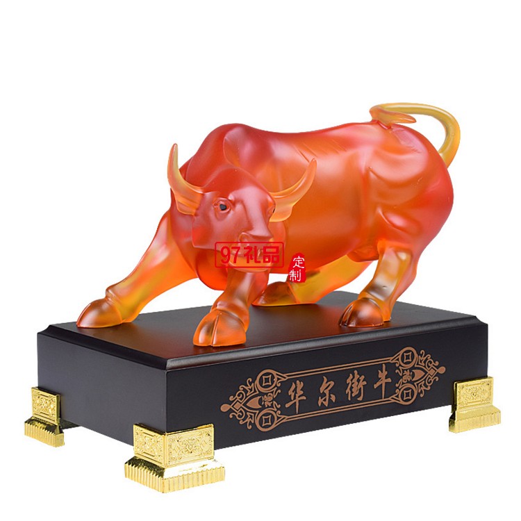 樹(shù)脂斗牛擺件