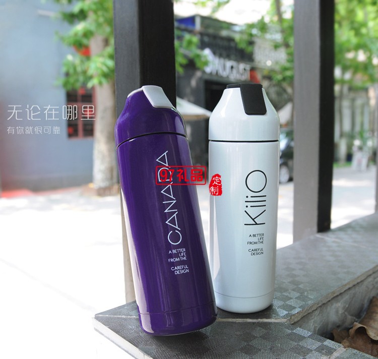 時(shí)尚真空車載保溫水杯 訂做企事業(yè)單位LOGO