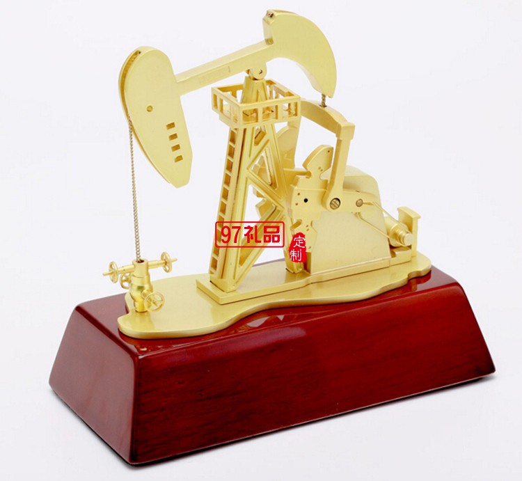 電動油田磕頭機模型 金屬工藝品 石油大學(xué)定制案例