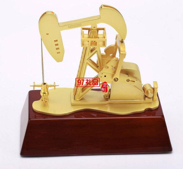 電動油田磕頭機模型 金屬工藝品 石油大學(xué)定制案例