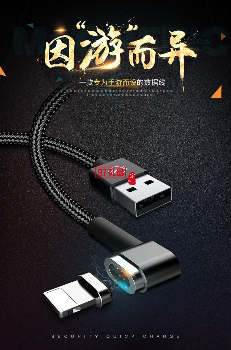 蘋果安卓Type-c三合一磁吸數(shù)據線