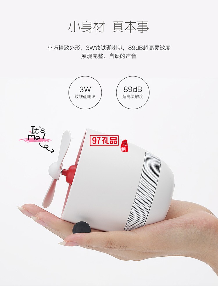 飛機(jī)usb小風(fēng)扇無(wú)線(xiàn)藍(lán)牙音響辦公室定制公司廣告禮品
