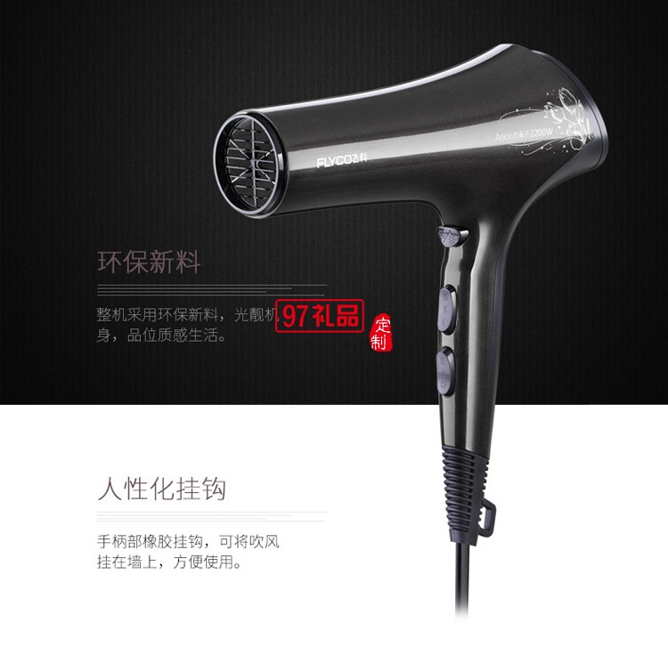負(fù)離子大功率靜音吹風(fēng)機速干護(hù)發(fā)定制公司廣告禮品