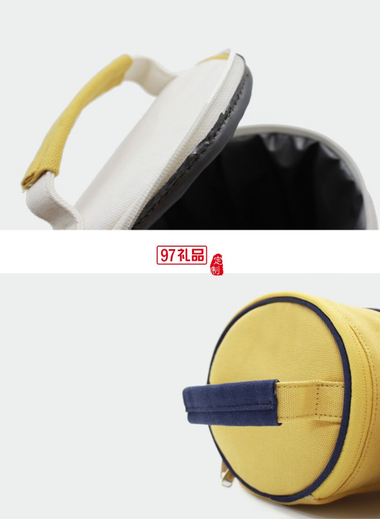 環(huán)保防水帆布純棉保溫內(nèi)里便當袋