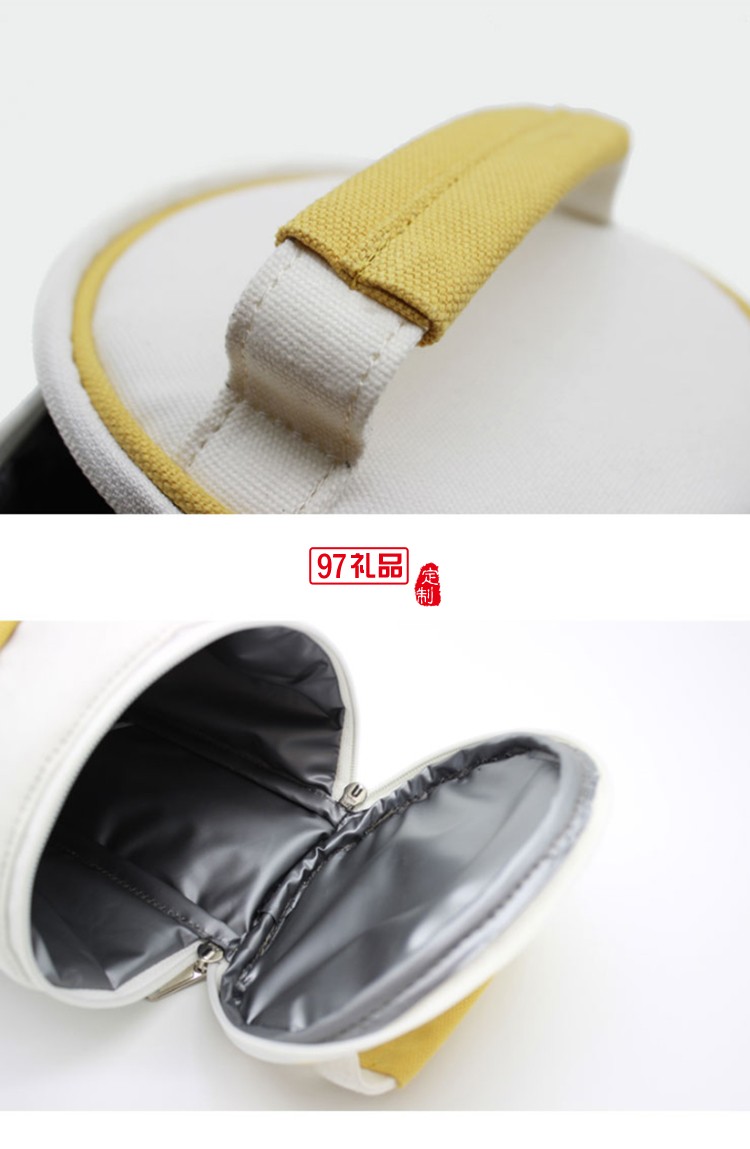 環(huán)保防水帆布純棉保溫內(nèi)里便當袋