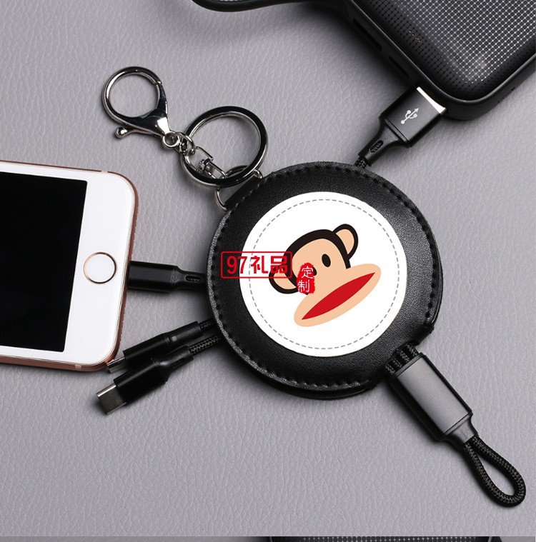 爆款一拖三數(shù)據(jù)線適用蘋(píng)果安卓type-c手機(jī)