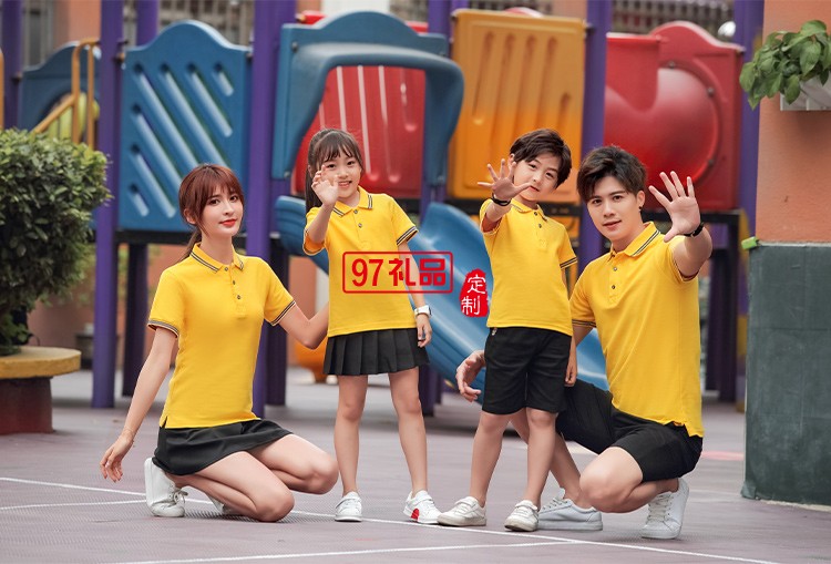 純棉雙邊翻領可定制logo定制Polo衫員工服飾廣告衫