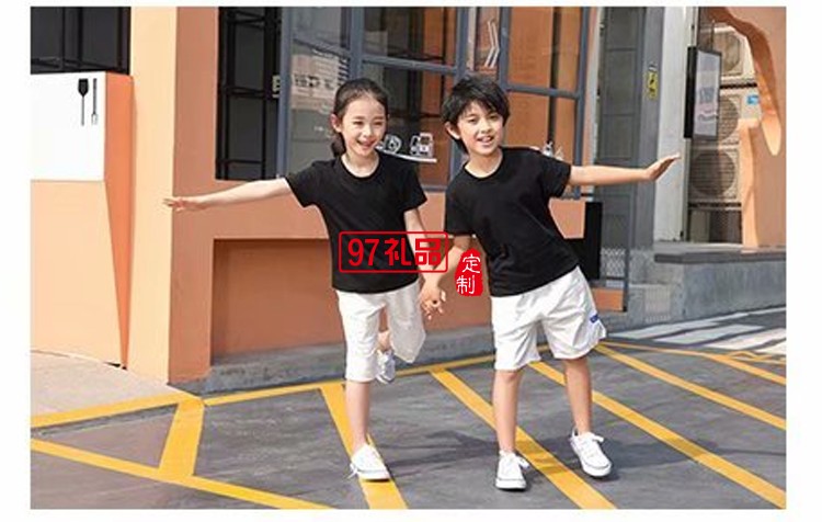 時尚親子裝超親膚柔軟圓領T恤LOGO定制