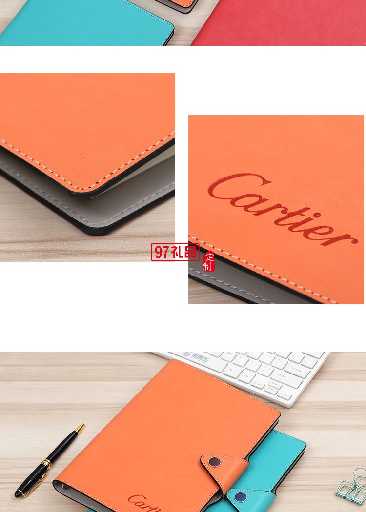 商務筆記本套裝定制 記事本套裝 高檔本冊禮盒簽字筆套裝定制logo