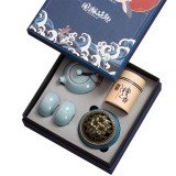 國潮禮盒中國風復(fù)古文創(chuàng)中秋節(jié)陶瓷茶具禮品套裝