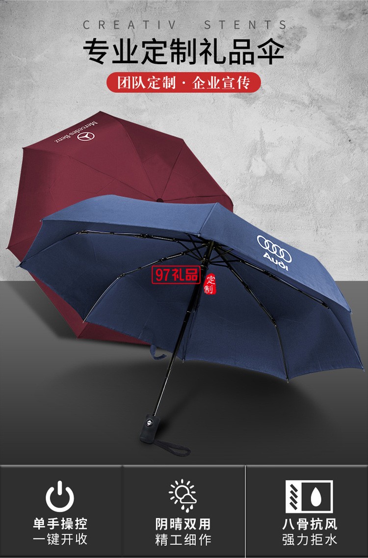 中鐵定制商務(wù)傘禮盒套裝 定制企業(yè)內(nèi)容 促銷活動(dòng)實(shí)用紀(jì)念商務(wù)禮品套裝