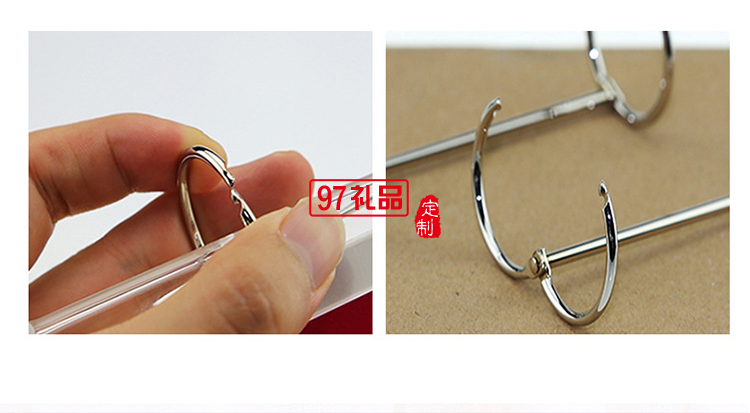 不銹鋼手開雙環(huán)圈成長個(gè)性商務(wù)周歷可定制