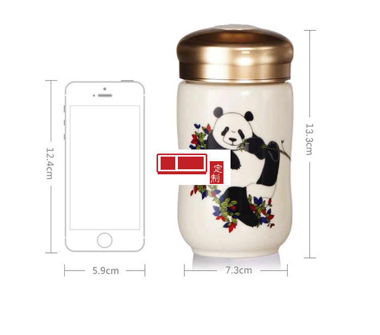 乾唐軒活瓷福寶/多寶/樂寶隨身杯300ml公司團(tuán)購(gòu)創(chuàng)意商務(wù)隨手禮