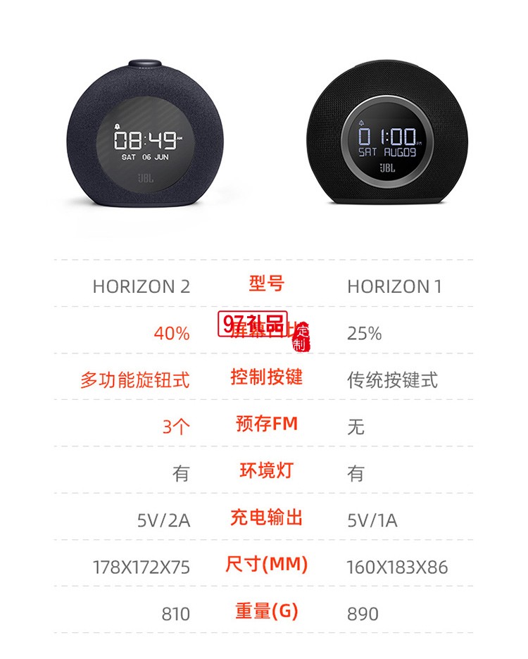 JBL HORIZON 2藍(lán)牙音箱創(chuàng)意戶外定制公司高檔廣告禮品