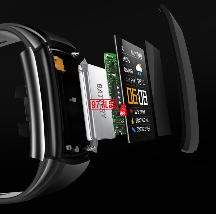 C5S心率血壓血氧藍牙手環(huán)智能手環(huán)