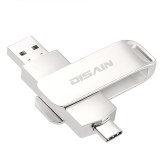 手機金屬旋轉U盤 兩用otg優(yōu)盤 type-c 