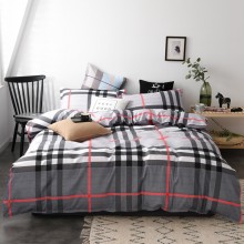 雅鹿 聚酯纖維套件活性長絨棉四件套 四季通用床單