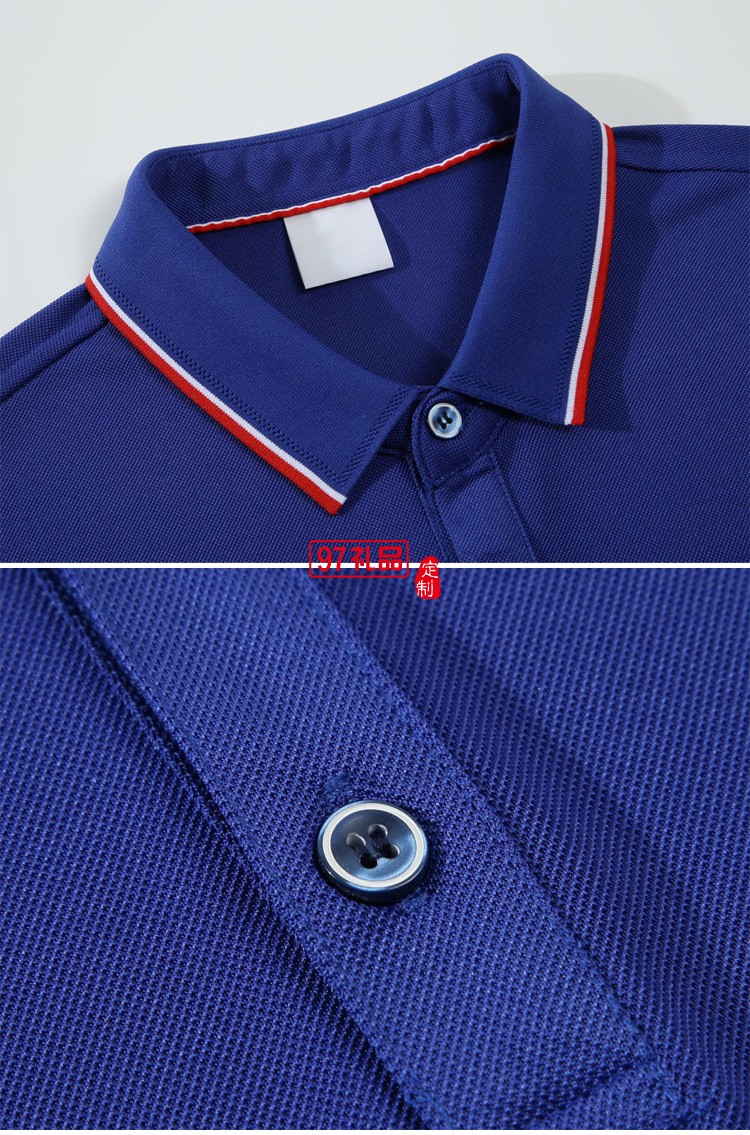 定制廣告衫polo衫200g蘭精棉翻領工作服團建服飾