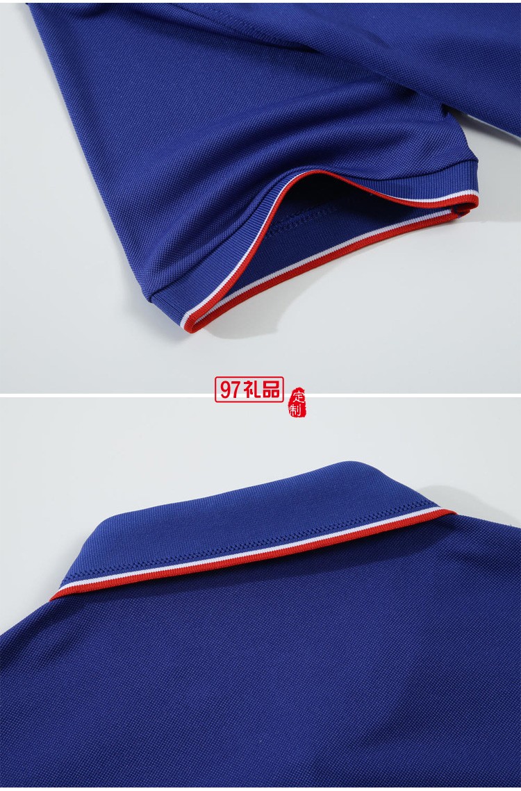 定制廣告衫polo衫200g蘭精棉翻領工作服團建服飾
