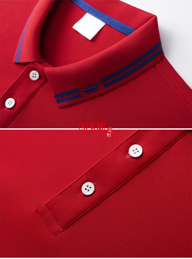 定制polo衫廣告服裝200g海島棉珠地翻領(lǐng)工作服 廣告衫定制