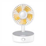 桌面小風(fēng)扇 迷你USB電風(fēng)扇充電式臺(tái)式小型靜音桌面搖頭電風(fēng)扇