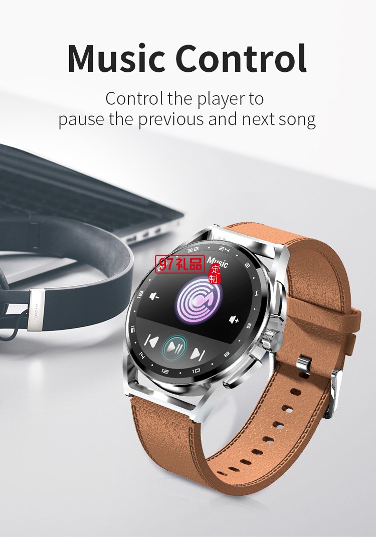 高清1.32藍(lán)牙智能通話手表適用華為蘋果手表