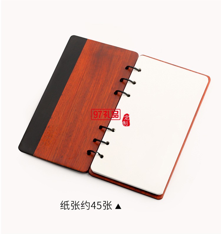 紅木質古典黃銅金屬簽字筆記事本U盤套裝文創(chuàng)禮品