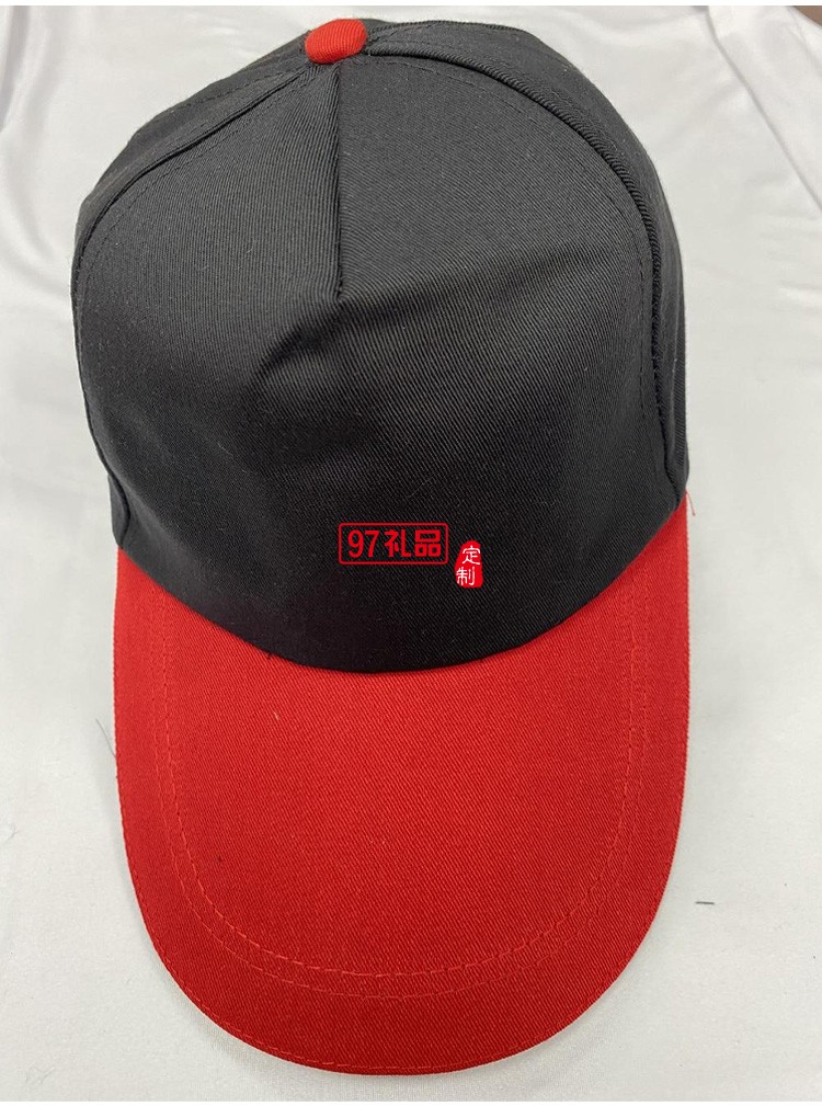 定制廣告帽 春游團隊帽子旅游太陽帽鴨舌帽配色三明治帽子