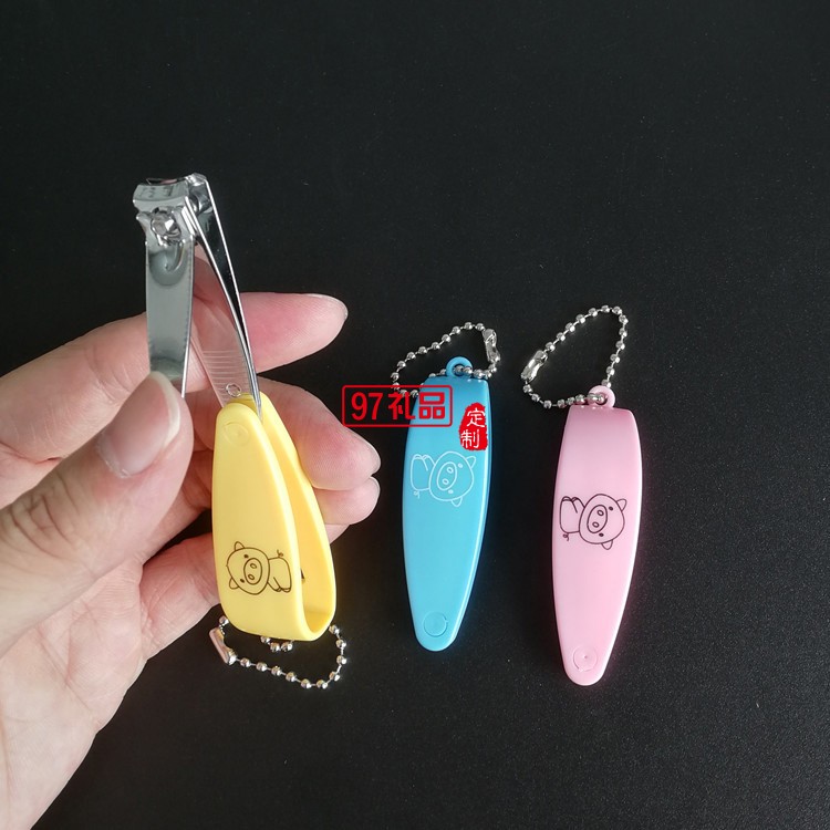 小巧指甲刀可愛(ài)促銷禮品指甲鉗卡通修甲碳鋼指甲 可定制logo