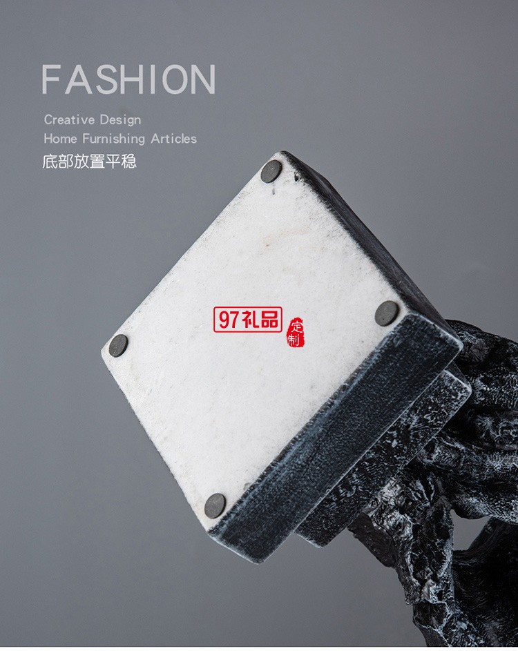 現(xiàn)代藝術(shù)擺件辦公室客廳樹(shù)脂工藝品