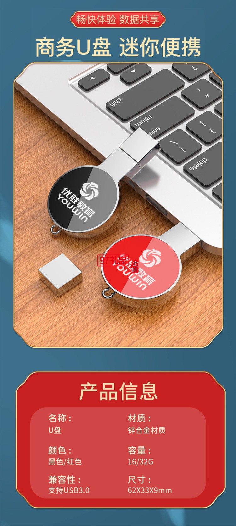 移動電源、U盤、三合一數(shù)據(jù)線商務套裝公司廣告禮品定制