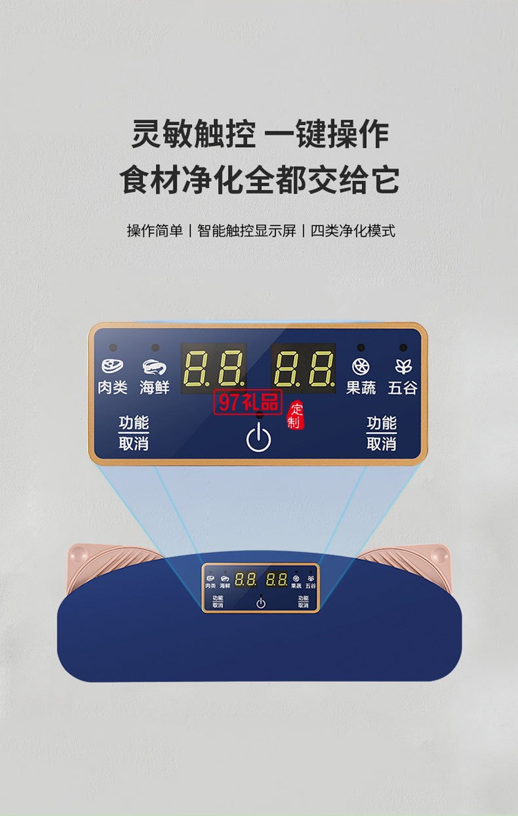 多功能水果蔬農殘凈化器 果蔬清洗凈化器