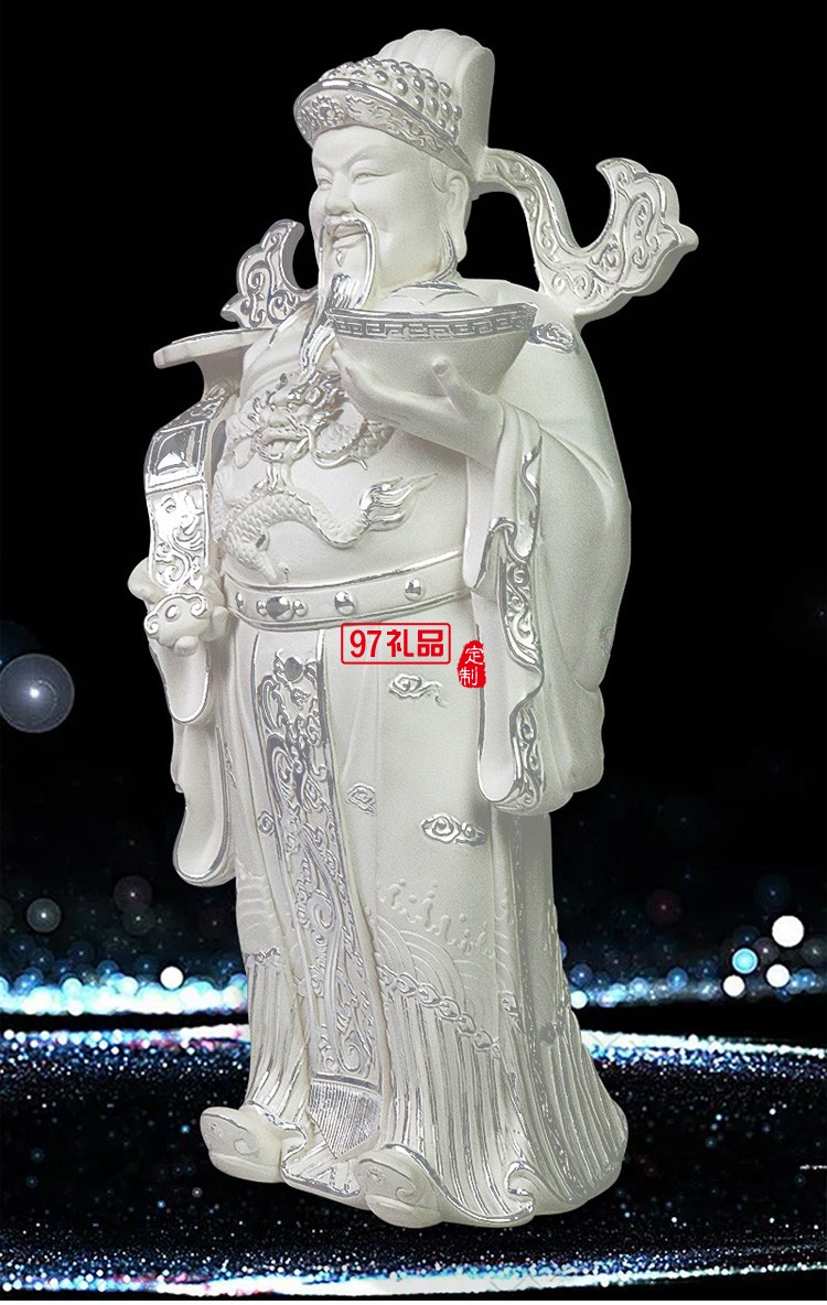 純銀店鋪4S店開業(yè)活動喬遷展廳金屬財(cái)神爺