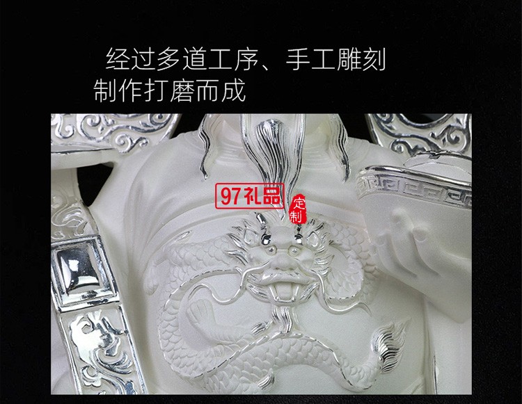 純銀店鋪4S店開業(yè)活動喬遷展廳金屬財(cái)神爺