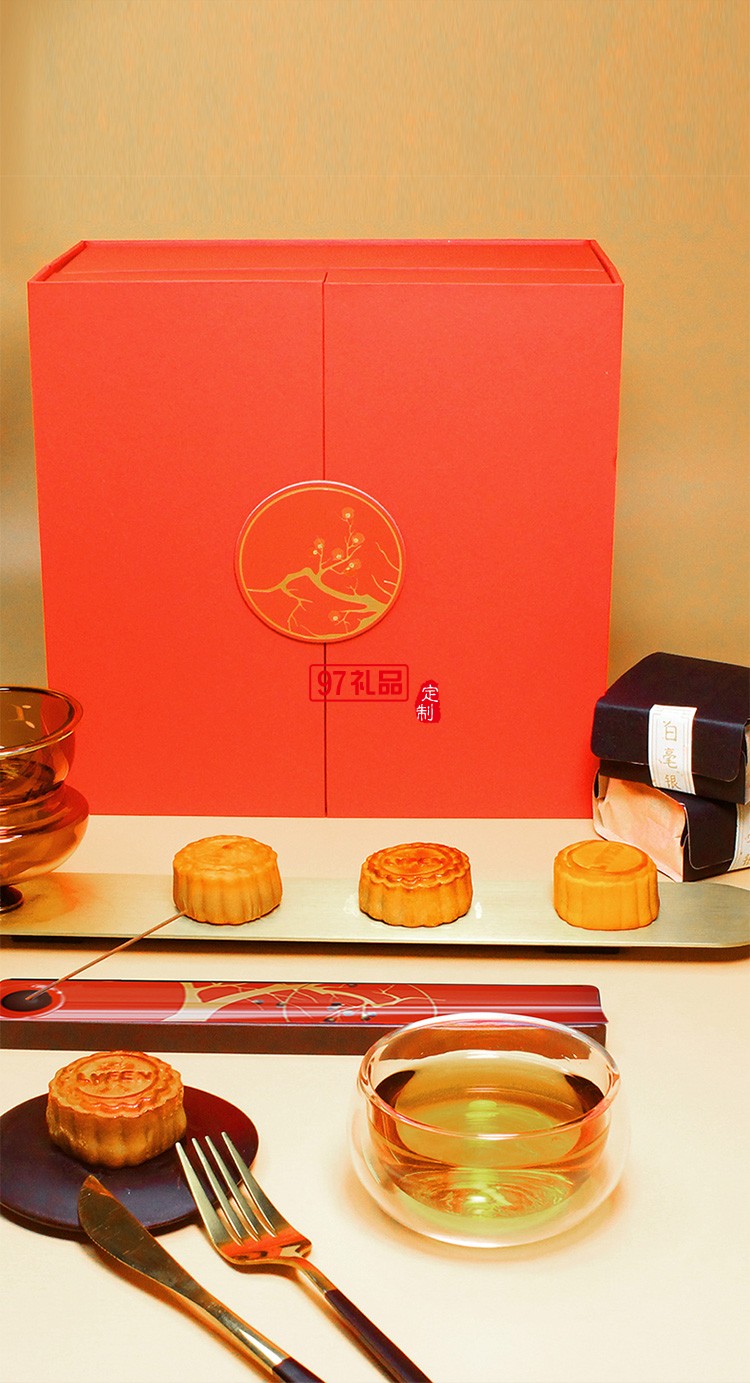 中秋團(tuán)圓  遇見(jiàn)好事  中秋禮盒  月好見(jiàn)柿員工福利節(jié)日禮品定制