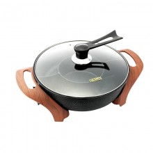 四檔火力調節(jié) 超溫斷電保護清洗便捷電火鍋