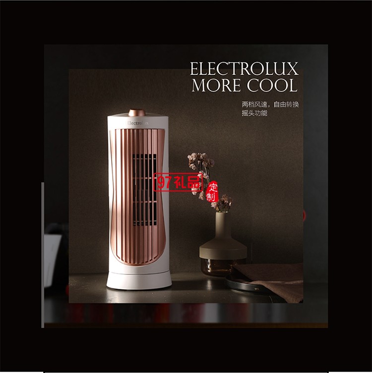 低噪音自帶搖頭功能兩檔風速設(shè)計迷你型塔扇