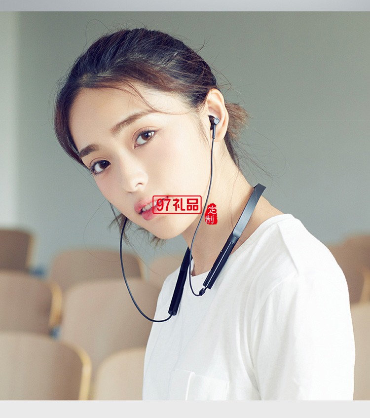 小米藍(lán)牙項(xiàng)圈耳機(jī)青春版 掛脖入耳式藍(lán)牙音樂(lè)耳機(jī)定制公司廣告禮品