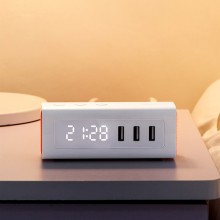 公牛充電插座帶鬧鐘插線板電源接線板GNV-UUP152定制公司廣告禮品 公牛充電插座帶鬧鐘插線板電源接線板GNV-UUP152定制公司廣告禮品