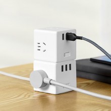 愛(ài)國(guó)者魔方智能USB插座 插線板1.5米AC0331M定制公司廣告禮品