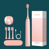 鄰鹿電動(dòng)牙刷成人聲波震動(dòng)軟毛牙刷超長續(xù)航定制公司廣告禮品