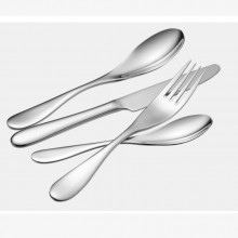 歐美達牛排刀叉勺套裝高檔全套餐具西餐四件套定制公司廣告禮品