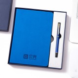 定制公司廣告禮品筆記本金屬簽字筆兩件套伴手禮可印logo
