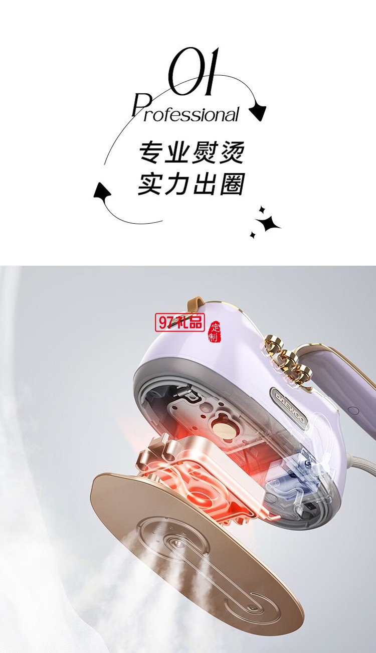 衣物護(hù)理禮盒 (折疊蒸汽電熨斗+毛球修剪器）